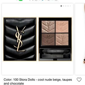 Yves Saint Laurent Eyeshadow Palette - Cool Nude Beige, Taupe, Chocolate